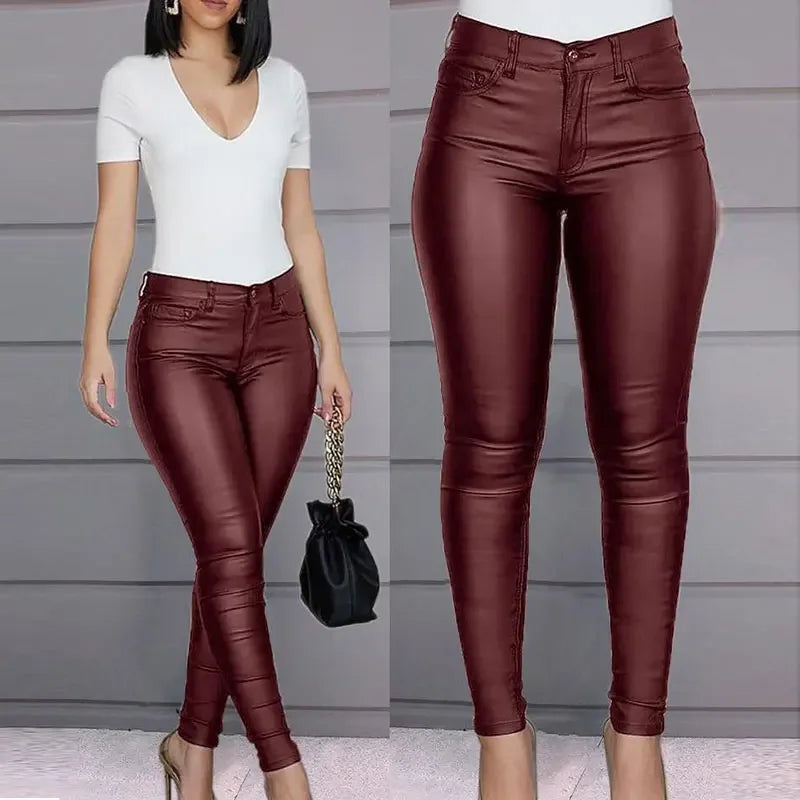 High-waisted leggings Elegant pants Modern jeans Casual wear Workouts Semi-formal occasions Superior quality fabrics Contemporary style Versatile pieces Fashionable wardrobe Impeccable look Comfort and durability