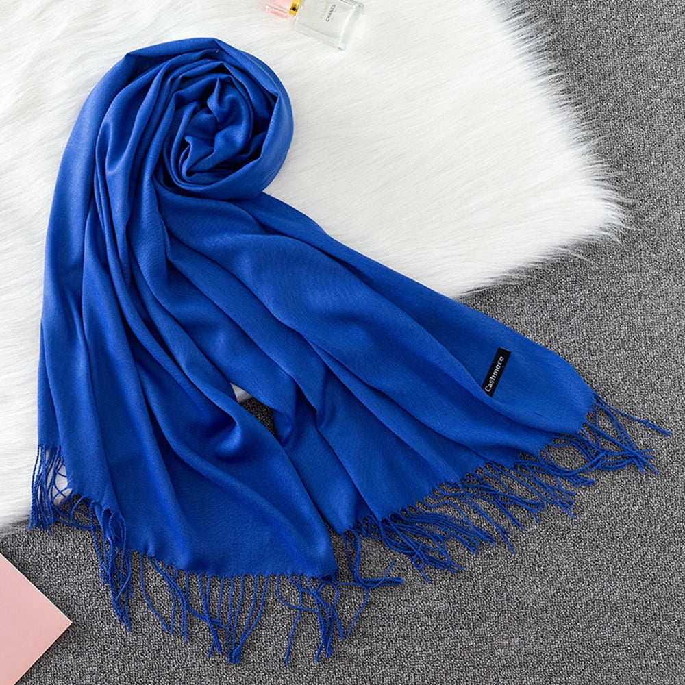 Soft cashmere scarf.