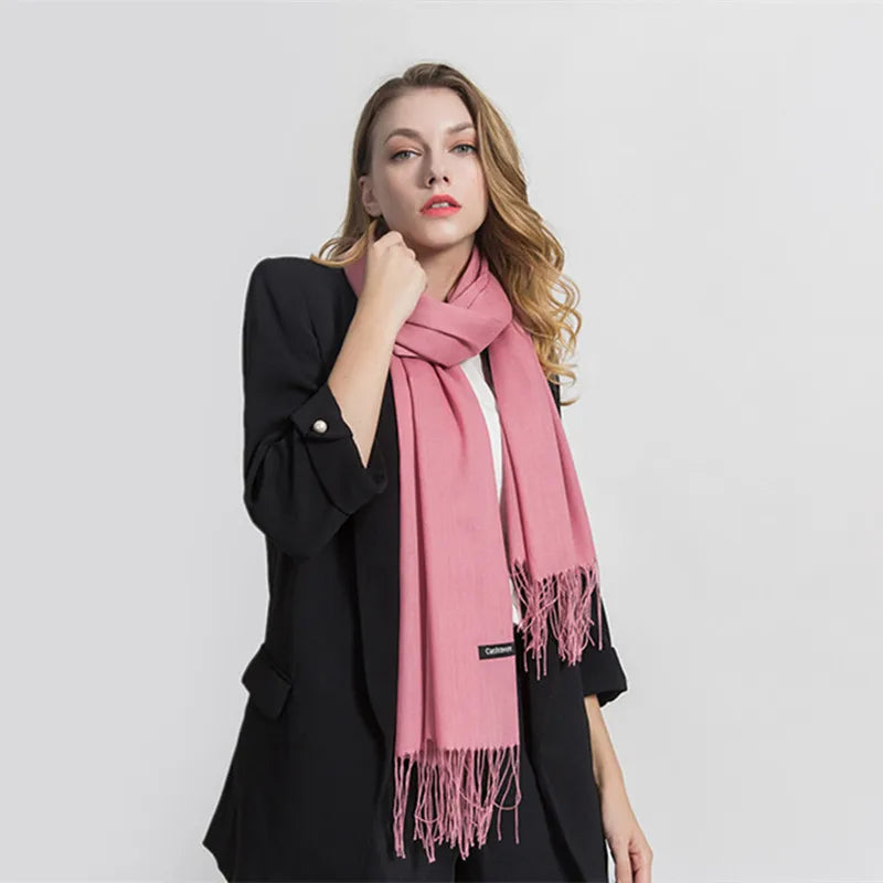 Soft cashmere scarf.