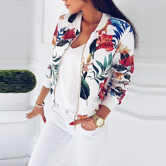 Blazer Bomber Floral